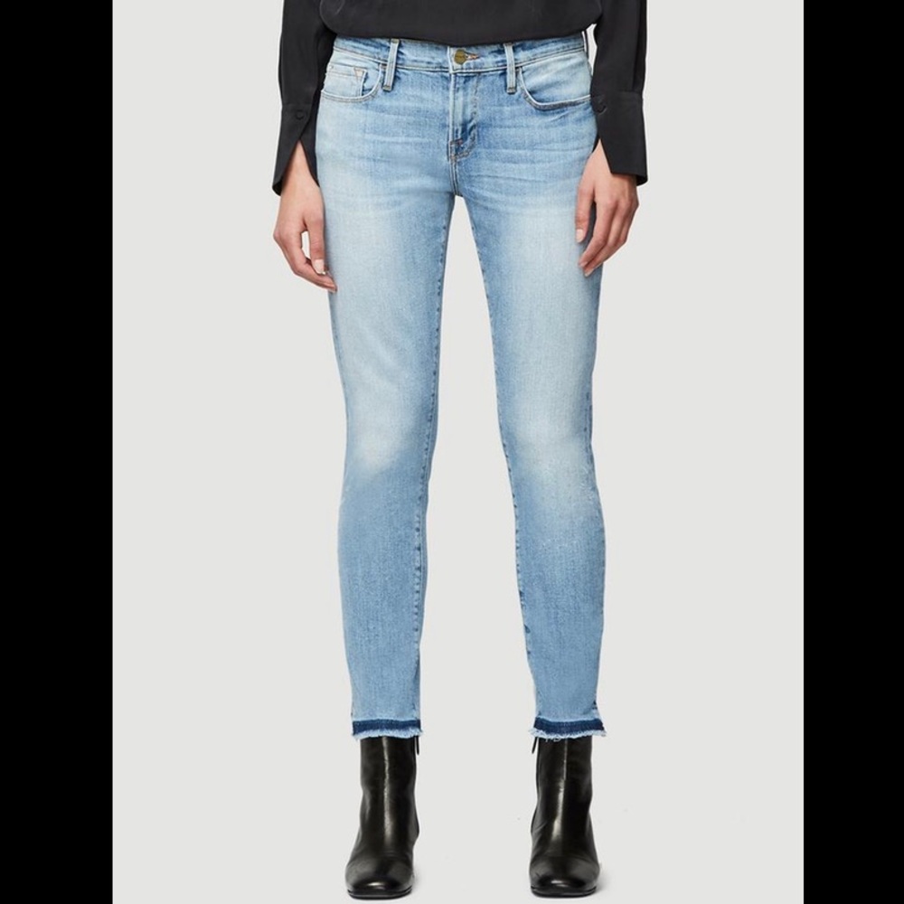 Frame Le Garçon Split Shadow Hem Jean